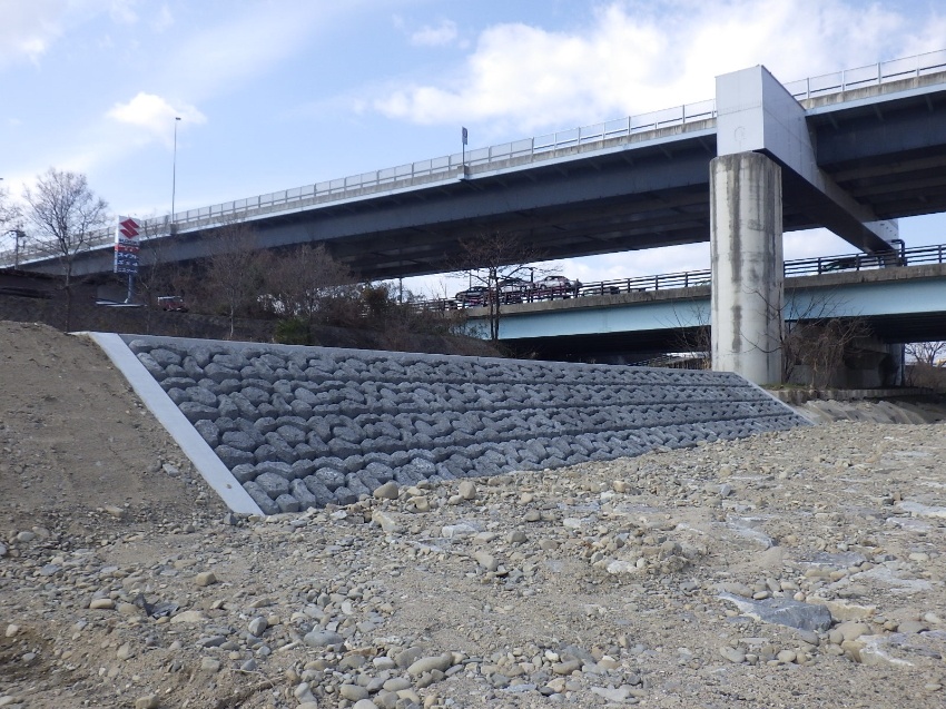 高河改修第6号 香東川 河川改修工事（第2工区）竣工